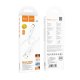 Кабель Hoco X87 Magic silicone USB-A – Micro-USB (1 м · 12W · 2.4A) (White)