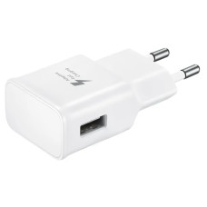 Мережевий зарядний пристрій Samsung USB-A (5W · 1A) (NO LOGO тех. пак) (White)