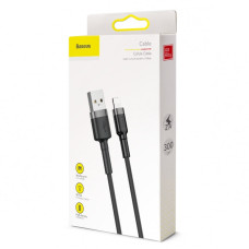 Кабель Baseus Cafule USB-A – Lightning (3 м · 18W · 2.1A) (CALKLF-RG1) (Black/Gray)