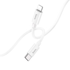 Кабель Hoco X87 Magic silicone Type-C – Lightning (1 м · 20W · 3A) (White)