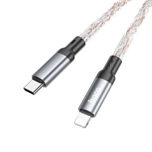 Кабель Hoco U112 Type-C – Lightning (1 м · 20W · 3A) (Gray)