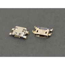 Роз'єм зарядки універсальний №37 для Nokia C21 Plus 5 pin (4 кріплень) (контакти посередині) (Micro USB) без шлейфа