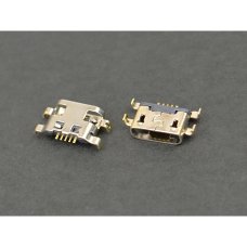 Роз'єм зарядки універсальний №37 для Meizu M5s 5 pin (4 кріплень) (контакти посередині) (Micro USB) без шлейфа