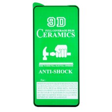 Защитная пленка Ceramic для Xiaomi Mi 10T (5G) (Full Glue) (Black)
