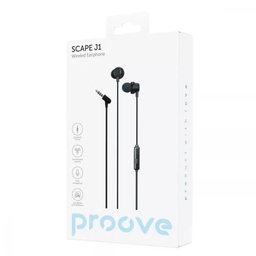 Наушники Proove Scape J1 3.5 мм (Black)