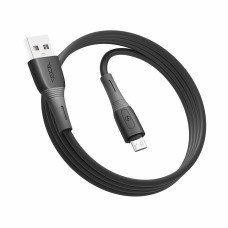 Кабель Ridea RC-SI35 SiliconePro USB-A – Micro-USB (1 м · 12W · 2.4A) (Black)