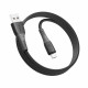 Кабель Ridea RC-SI35 SiliconePro USB-A – Micro-USB (1 м · 12W · 2.4A) (Black)