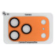Защитное стекло камеры BEISOKY Metal для Apple iPhone 17 Pro Max (Cosmic Orange)