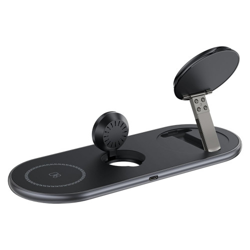 Беспроводное зарядное устройство ACEFAST E19 Qi2 3в1 (22.5W) (Black)