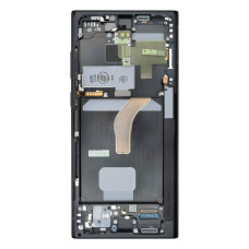 Дисплей для Samsung S908 Galaxy S22 Ultra з тачскріном в рамці (Black) (Original Assembled)