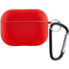 Чехол для AirPods Pro Silicone Case with Fibra (Red)