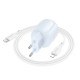 Сетевое зарядное устройство Borofone BA93A USB-A+USB-C (20W · 3A) с кабелем Type-C – Lightning (Blue)