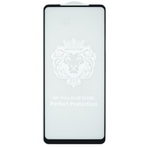 Защитное стекло Lion для Samsung A217 Galaxy A21s (2020) (Full Glue) (0.3 мм, 2.5D) (Black)