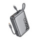 Повербанк Hoco Q39 22.5W+PD20W з кабелем C та L (20000 mAh) (Grey)