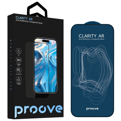 Захисне скло Proove Clarity AR для Apple iPhone Air (Black)