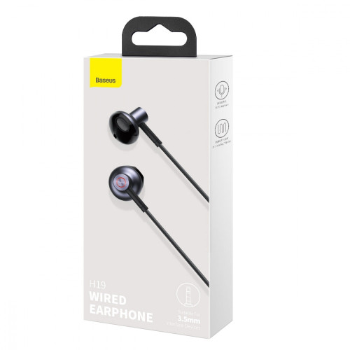 Наушники Baseus Encok H19 3.5 мм (Black)