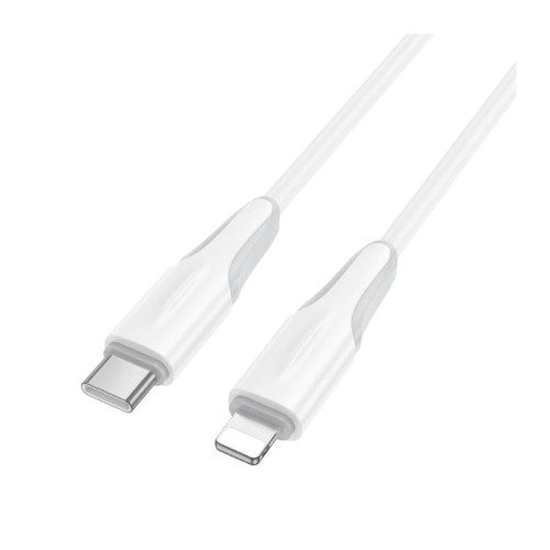 Кабель Borofone BX119 Type-C – Lightning (1 м · 27W · 3A) (White)