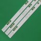 Прямая подсветка для телевизора Changhong 32″ 303XJ320034 Rev1.1 (3 планки по 595 мм, 6 LED, линза 15,5 мм, 3 В)