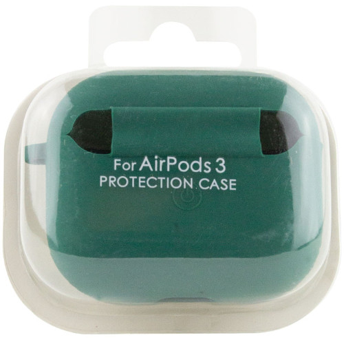 Чохол для AirPods 3 Silicone Case with Fibra (Pine Green)