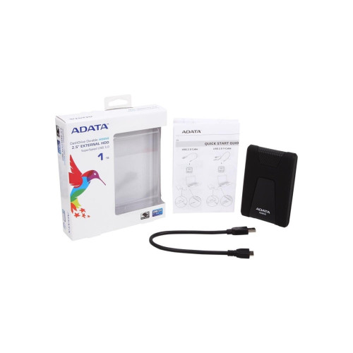 Внешний жесткий диск ADATA DashDrive Durable HD650 1TB 2.5 USB 3.1 (Black)