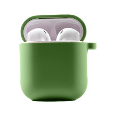 Чохол для AirPods 1/2 Silicone Case with Fibra (Mint)