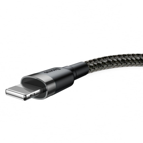 Кабель Baseus Cafule USB-A – Lightning (3 м · 18W · 2.1A) (CALKLF-RG1) (Black/Gray)