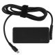 Блок живлення для ноутбука Asus 15V 3A 45W Type-C T-type Rectangular (Black)