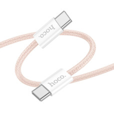 Кабель Hoco X104 Type-C – Type-C (1 м · 60W · 3A) (Pink)
