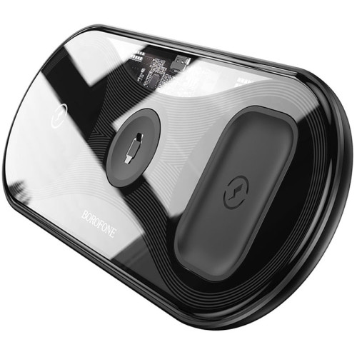 Бездротовий зарядний пристрій Borofone BQ19 3в1 (15W) (Black)