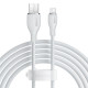 Кабель Baseus Pudding Series USB-A – Lightning (2 м · 12W · 2.4A) (White)