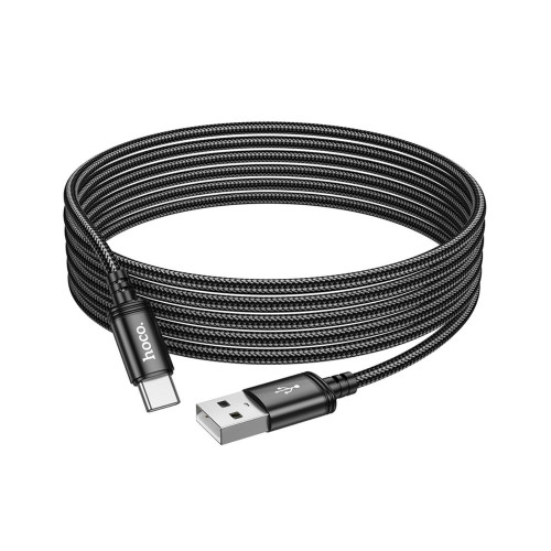 Кабель Hoco X91 USB-A – Type-C (3 м · 15W · 3A) (Black)