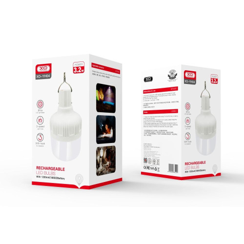 Аккумуляторная лампа-фонарь XO YH04 3 Вт, 1200 mAh (White)