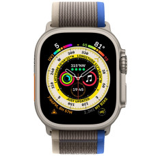 Ремешок для Apple Watch 42/44/45/49 мм Trail Loop (Blue/Gray)