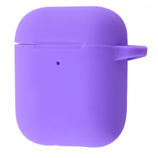 Чехол для AirPods 1/2 Silicone Case New (Light Purple)