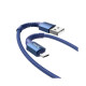 Кабель Hoco X71 USB-A – Micro-USB (1 м · 12W · 2.4A) (Blue)