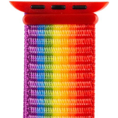 Ремешок для Apple Watch 38/40/41 мм Nylon (Rainbow)
