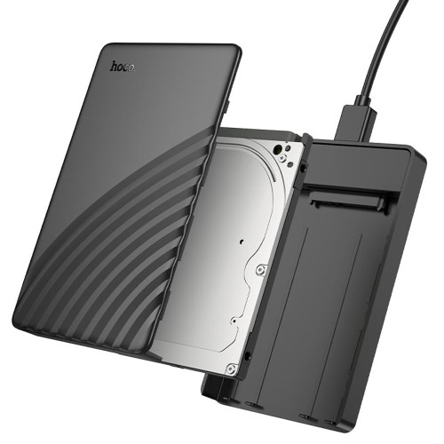 Зовнішній карман HOCO 2.5 SATA Micro USB 3.0 HDD/SSD HB46 black