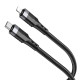 Кабель Borofone BU35 Type-C – Lightning (1.2 м · 20W · 3A) (Black)