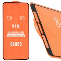 Защитное стекло в тех упаковке для Apple iPhone 17 Pro (Full Glue) (0.3 мм, 2.5D) (Black)