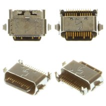 Роз'єм зарядки для Motorola XT1925 Moto G6 (4 кріплень) (контакти посередині) (Type-C)