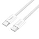 Кабель Hoco X104 Type-C – Type-C (1 м · 60W · 3A) (White)