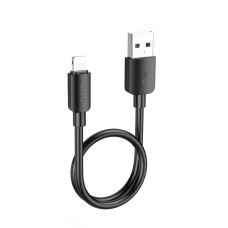 Кабель Hoco X96 USB-A – Lightning (0.25 м · 12W · 2.4A) (Black)