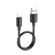 Кабель Hoco X96 USB-A – Lightning (0.25 м · 12W · 2.4A) (Black)