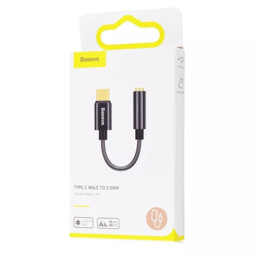 Переходник Baseus L54 Type-C – 3.5 мм (Gray)
