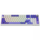 Клавіатура бездротова Proove Gaming Slicker Pro (Ukraine Layout) (White/Purple)