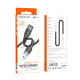 Кабель Borofone BU35 USB-A – Micro-USB (1.2 м · 12W · 2.4A) (Black)