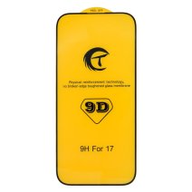 Защитное стекло CT 9D для Apple iPhone 17 (Full Glue) (Black)