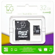 Карта памяти TG microSDHC 32GB Class 10 UHS-I + адаптер SD