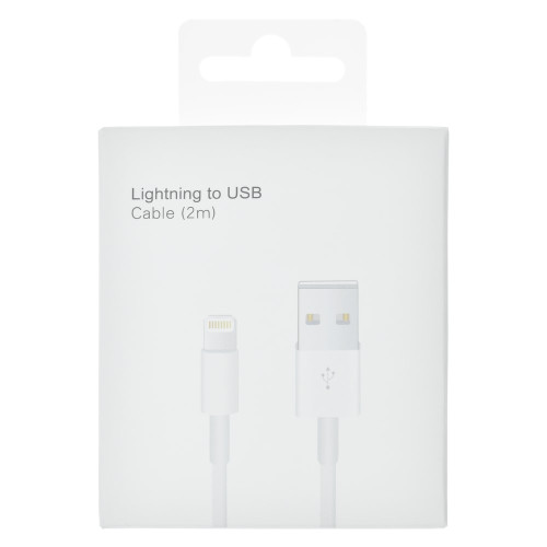 Кабель USB-A – Lightning (NO LOGO) (2 м · 2.4A) (White)