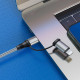 Кабель Hoco X50 2-в-1 Type-C – Type-C to Type-C to Lightning (1 м · 60W · 3A) (Black)
